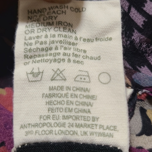 Anthropologie Tiny Raye Floral Boho Top - Picture 9 of 10